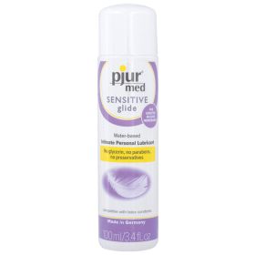 pjur med SENSATIVE Glide Water-based Intimate Personal Lubricant 3.4oz