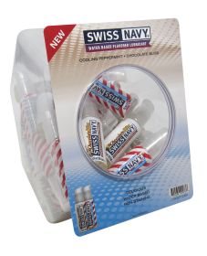 Swiss Navy Chocolate and Peppermint 1oz 50pc Fishbowl