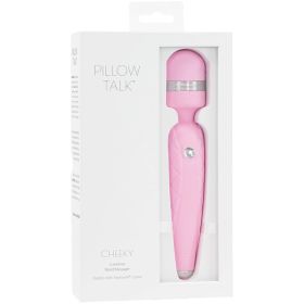 Pillow Talk Cheeky Wand Massager (Color: Pink)