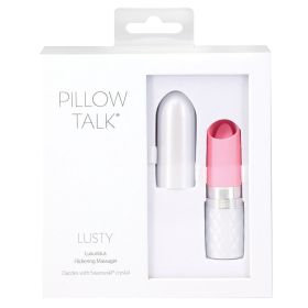 Pillow Talk Lusty Flickering Massager (Color: Pink)