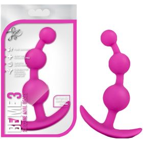 Luxe Be Me 3 Anal Plug (Color: Pink)