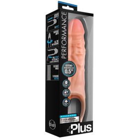 Performance Plus Sheath Penis Extender (Color: Vanilla, size: 9 Inches)