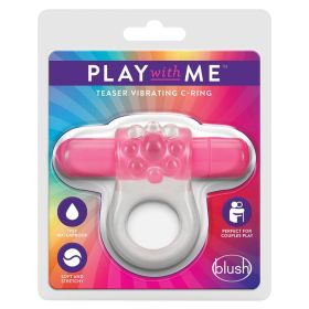Play with Me Teaser Vibrating C-Ring (Color: Pink)