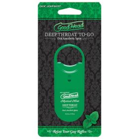 GoodHead Deep Throat Spray ToGo (Option: Mint, size: .33Oz)