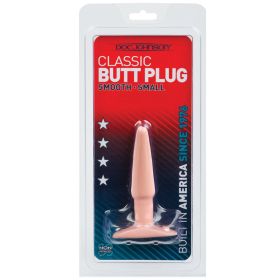Classic Butt Plug (Color: White, size: small)