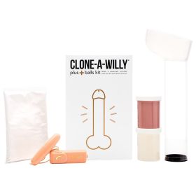 Clone-A-Willy Plus+ Balls Kit (Color: Medium Skin Tone)
