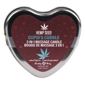 Earthly Body Hemp Seed 3n1 Valentines Day Candles (Option: Cupids Cuddle, size: 4 Oz)