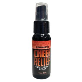 Cheef Relief Throat Spray (Option: CINNAMON, size: 1 Oz)