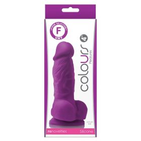 Colours Pleasures Dildo (Color: Purple, size: 4 Inch)