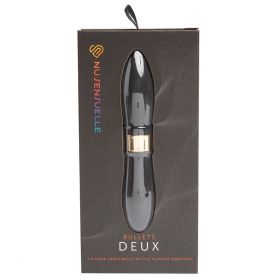Sensuelle Double Ended Deux Bullet (Color: Black)