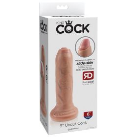 King Cock Uncut Cock (Color: Light, size: 6 Inches)