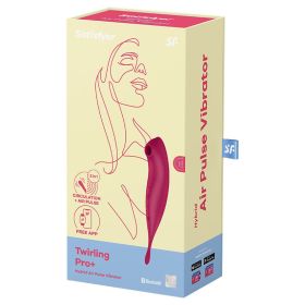 Satisfyer Twirling Pro+ (Color: Dark Red)