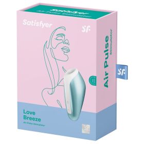Satisfyer Love Breeze Air Pulse Stimulator (Color: Ice Blue)