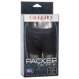 Packer Gear Black Boxer Brief Harness (size: M/L)