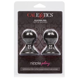 Nipple Play Silicone Pro Nipple Suckers (Color: Black)