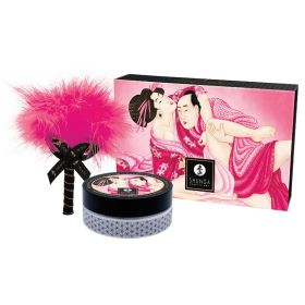 Shunga Kissable Massage Powder (Option: Rasp. Feeling, size: 2.65 Oz)