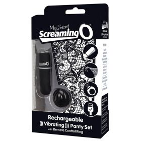 Screaming O My Secret Charged Remote Control Panty Vibe (Color: Black)