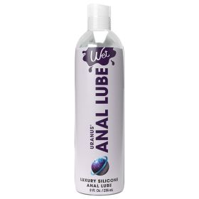 Wet Uranus Anal Lube Premium Silicone Based Lubricant (size: 8 Oz)